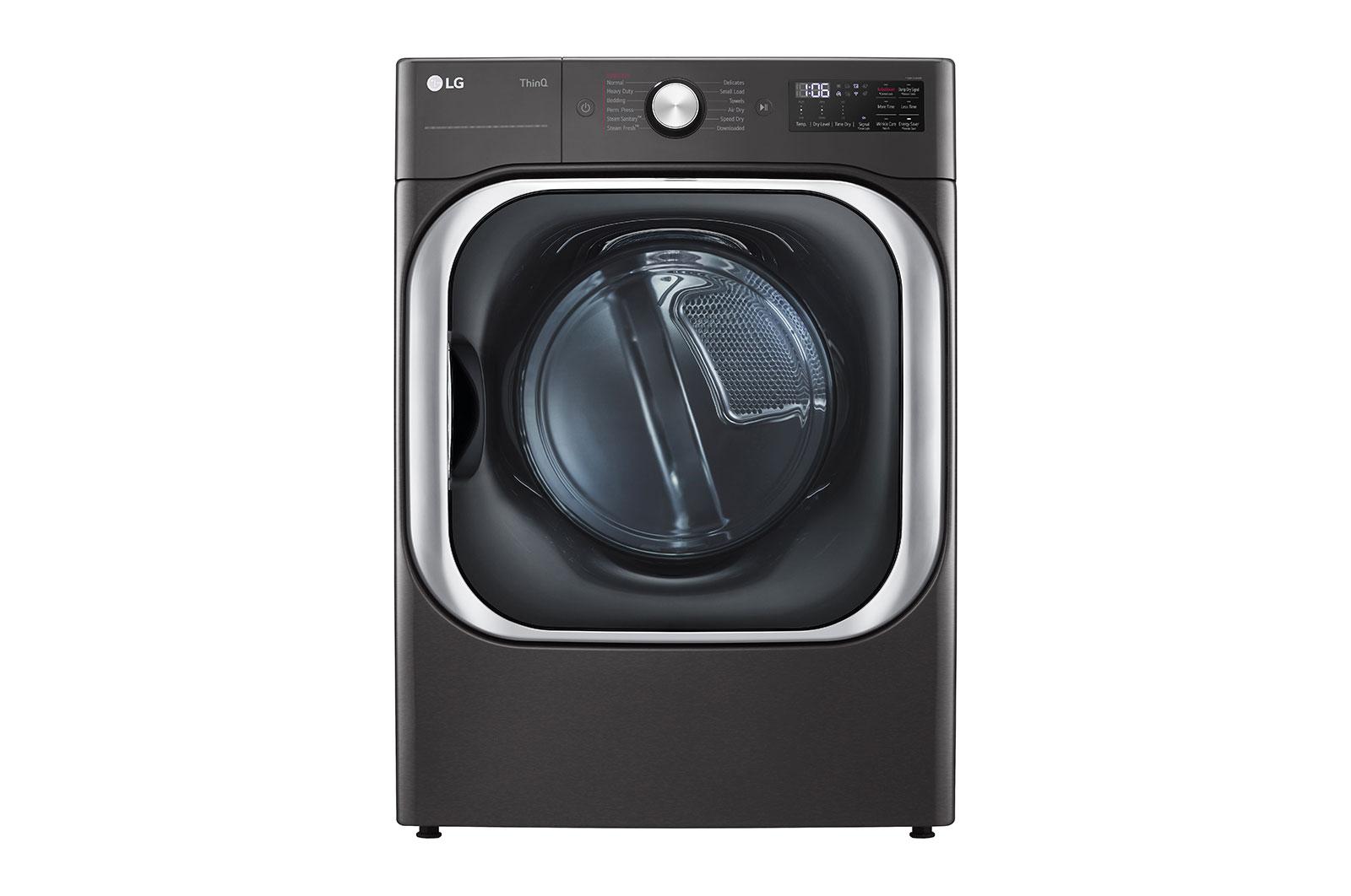 Lg 9.0 cu. ft. Mega Capacity Smart wi-fi Enabled Front Load Electric Dryer with TurboSteam™ and Built-In Intelligence