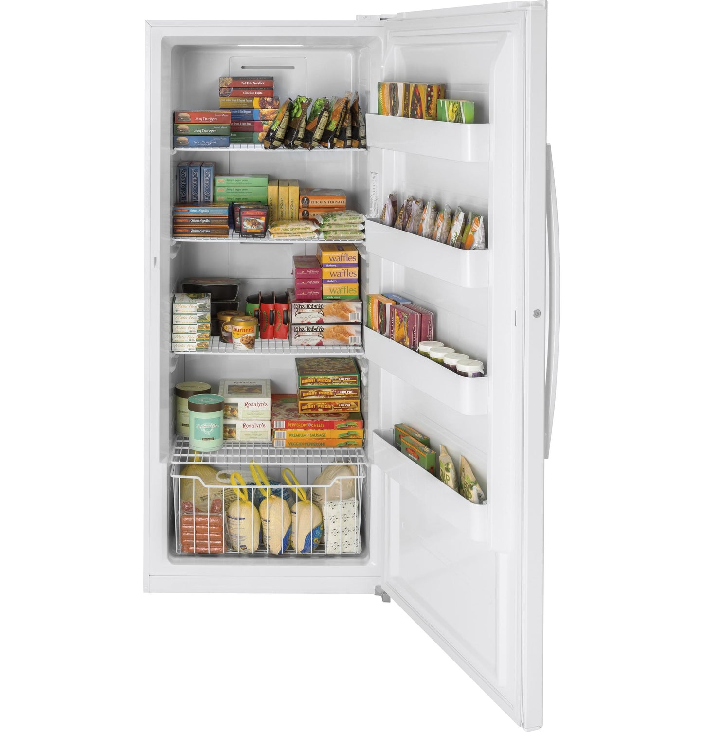 FUF21SMRWW GE® 21.3 Cu. Ft. Frost-Free Garage Ready Upright Freezer