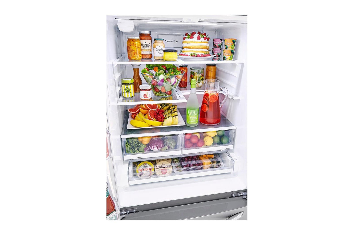 Lg 25 cu. ft. Smart wi-Fi Enabled French Door Refrigerator
