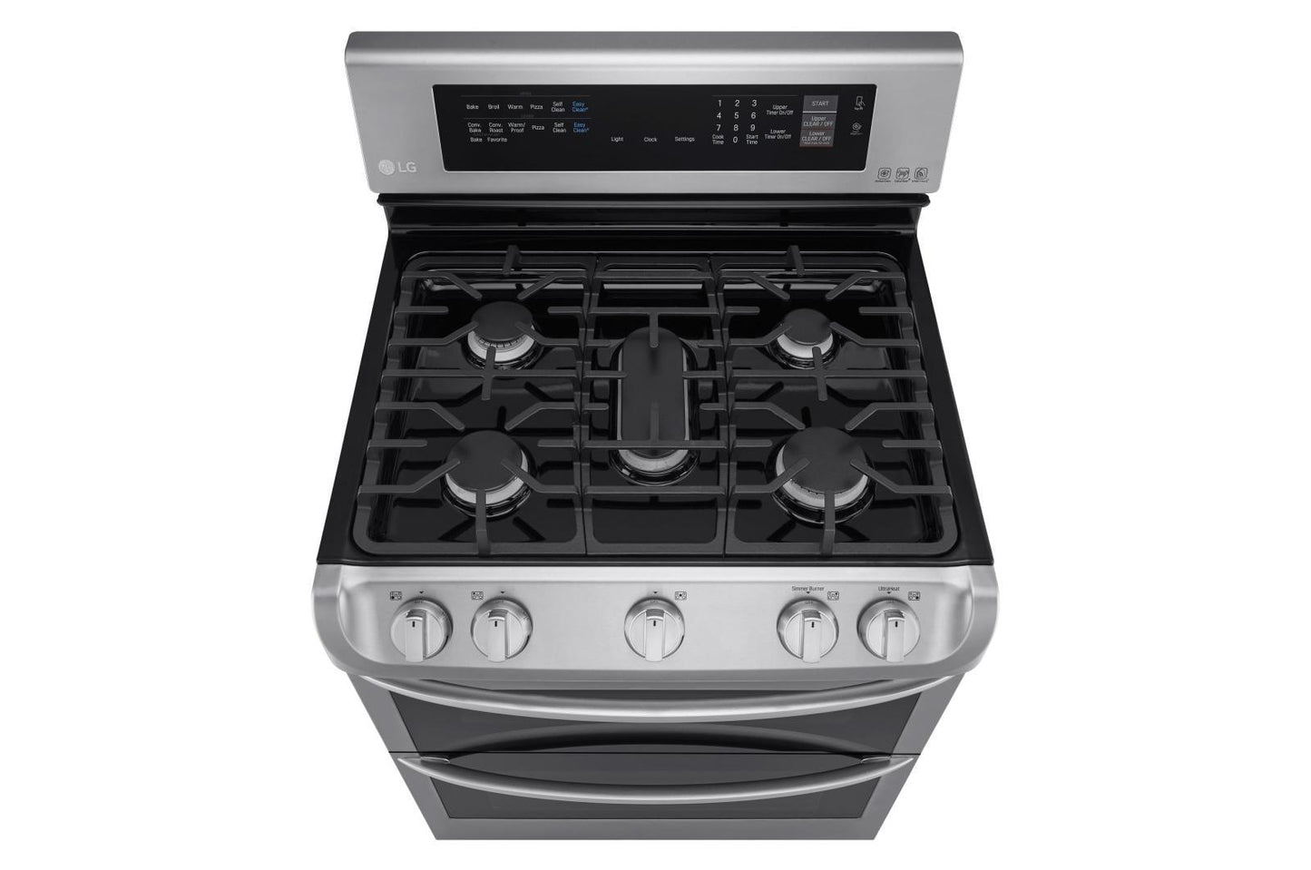 Lg 6.9 cu. ft. Gas Double Oven Range with ProBake Convection® and EasyClean®