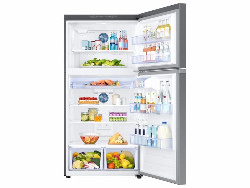 Samsung 21 cu. ft. Top Freezer Refrigerator with FlexZone™ in Stainless Steel