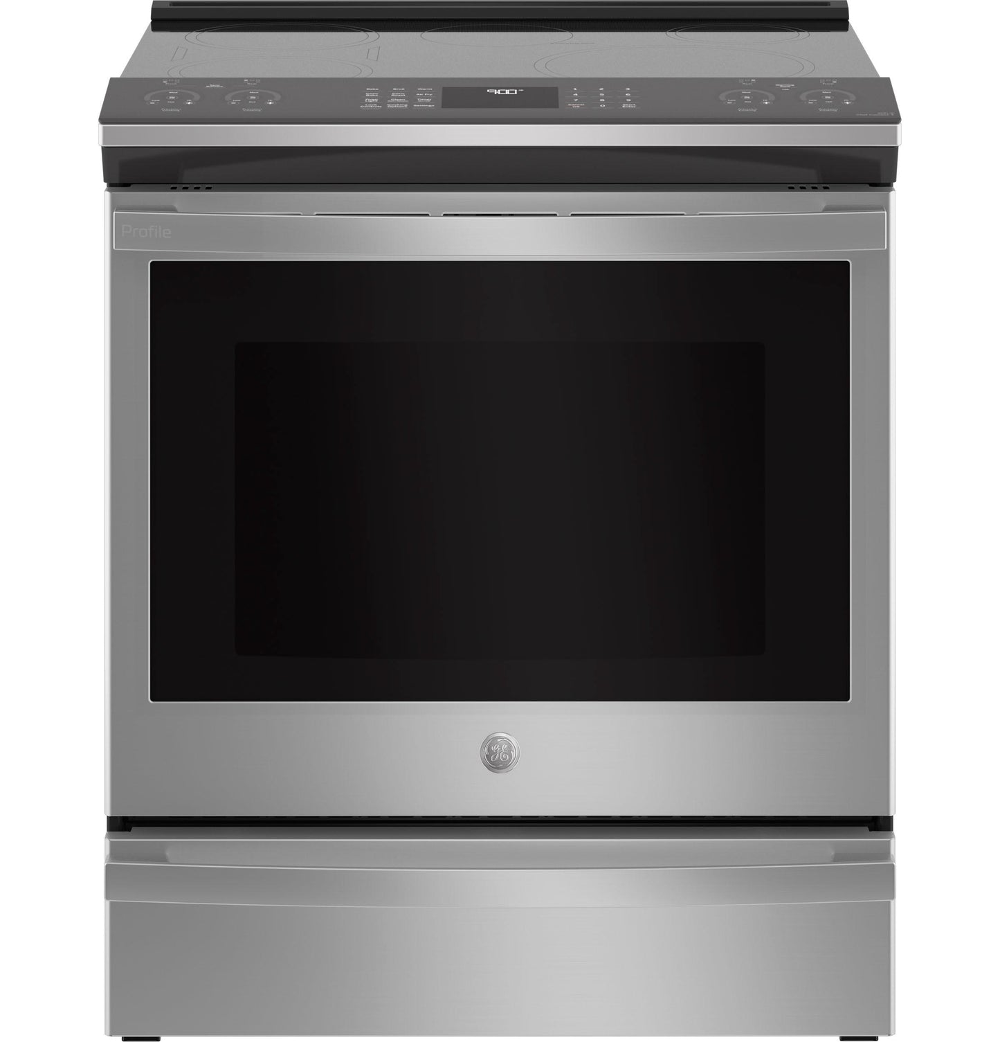 PHS930YPFS GE Profile™ 30" Smart Slide-In Fingerprint Resistant Front-Control Induction and Convection Range with No Preheat Air Fry