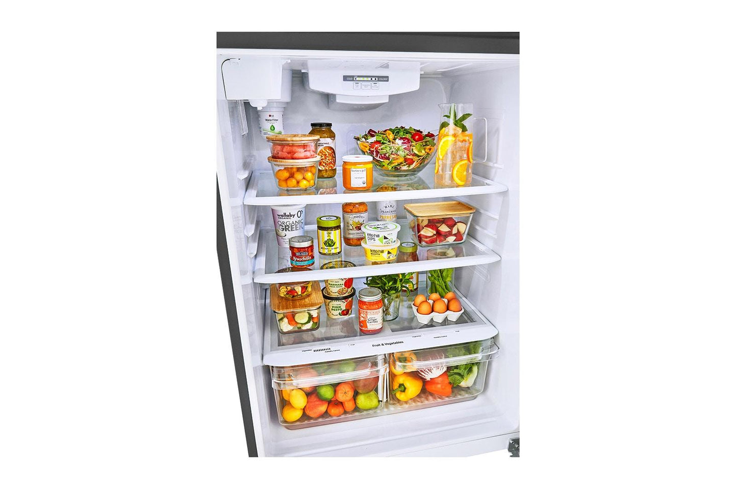 Lg LRTLS2403S 24 cu. ft. 33 Inch Wide Top Freezer Refrigerator - Stainless Steel