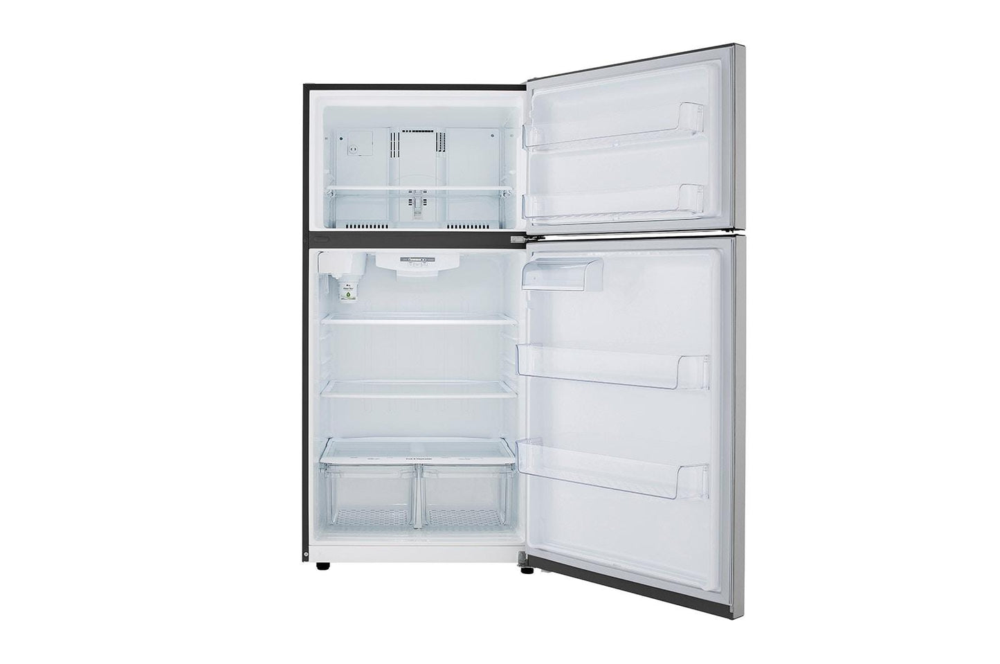 Lg LRTLS2403S 24 cu. ft. 33 Inch Wide Top Freezer Refrigerator - Stainless Steel