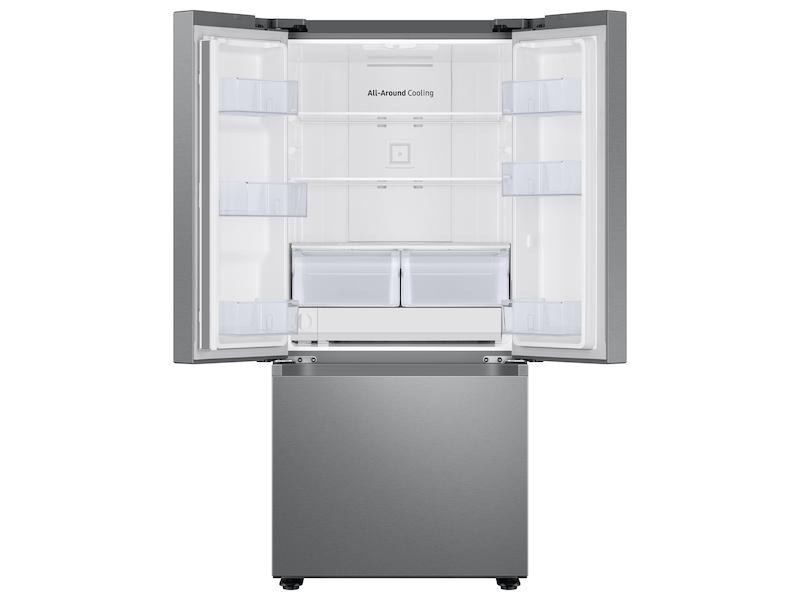 Samsung RF22A4221SR 22 cu. ft. Smart 3-Door French Door Refrigerator with External Water Dispenser in Fingerprint Resistant Stainless Steel