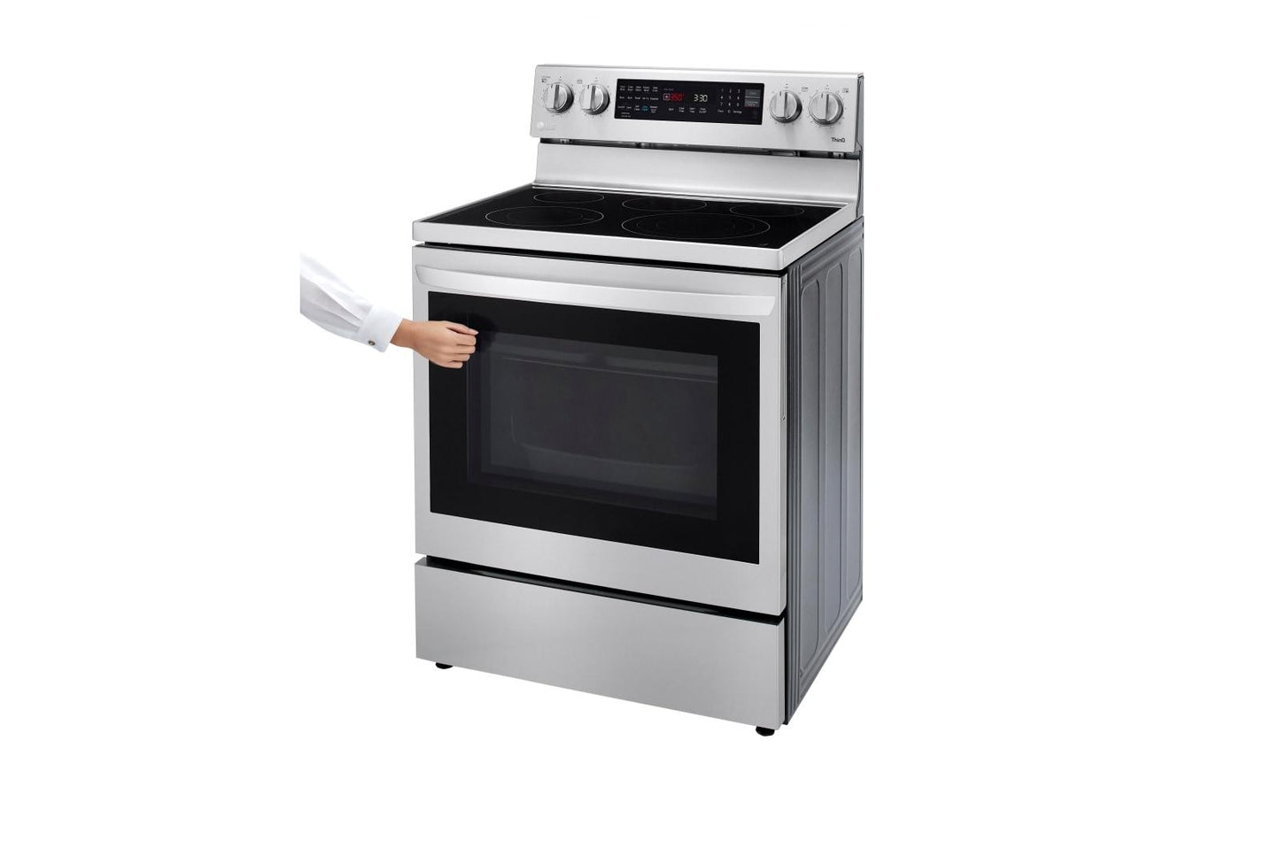 Lg LREL6325F 6.3 cu. ft. Smart Wi-Fi Enabled True Convection InstaView® Electric Range with Air Fry