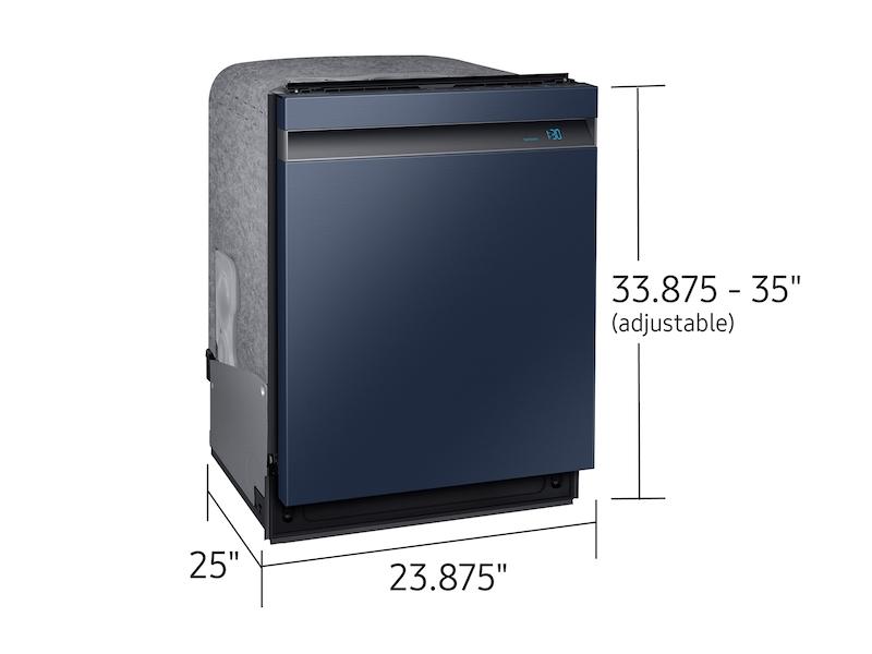 Samsung DW80R9950QN Bespoke AutoRelease 39dBA Dishwasher with Linear Wash in Fingerprint Resistant Navy Steel