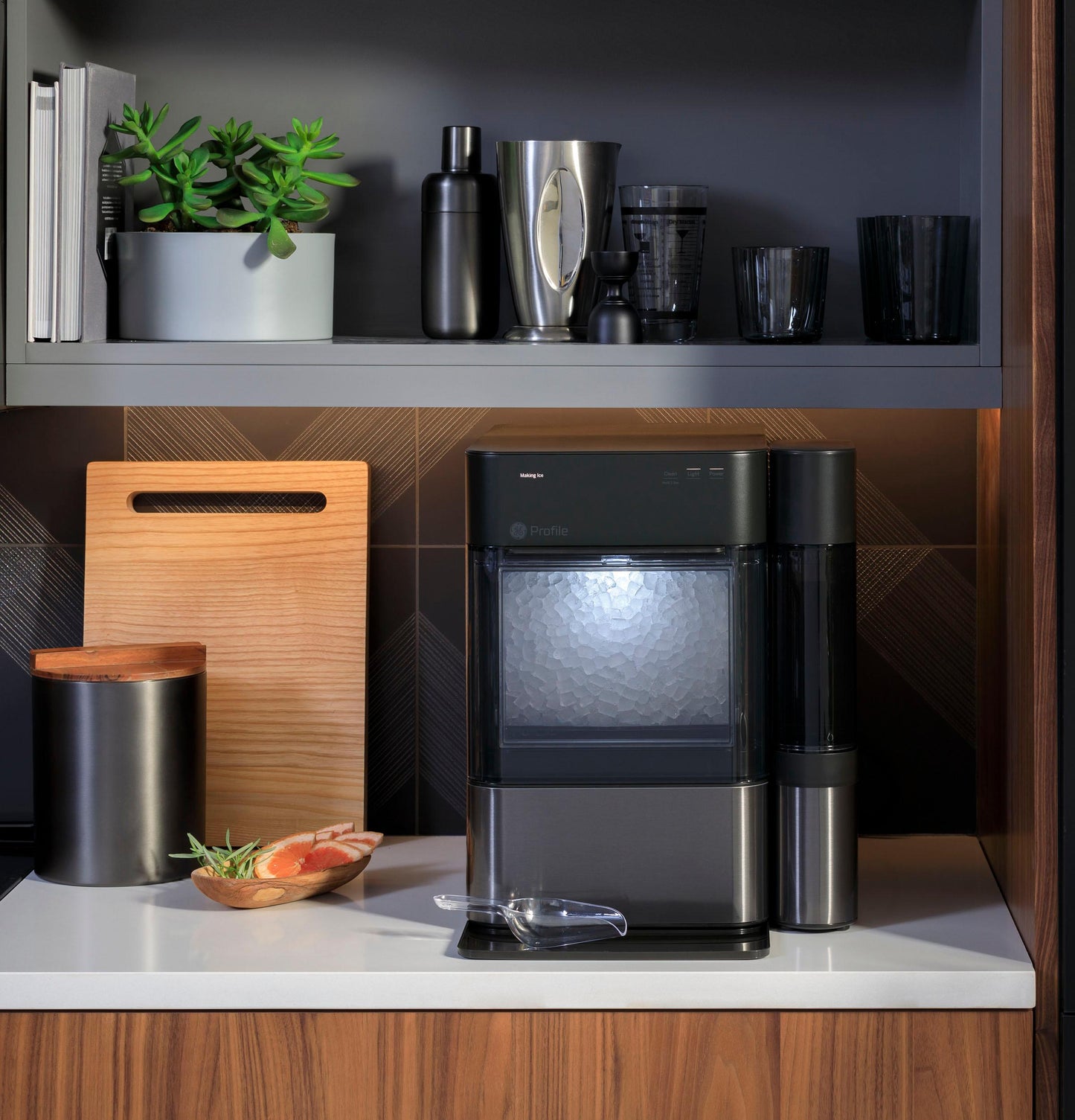 XPIO13BCBT GE Profile™ Opal™ 2.0 Nugget Ice Maker with Side Tank