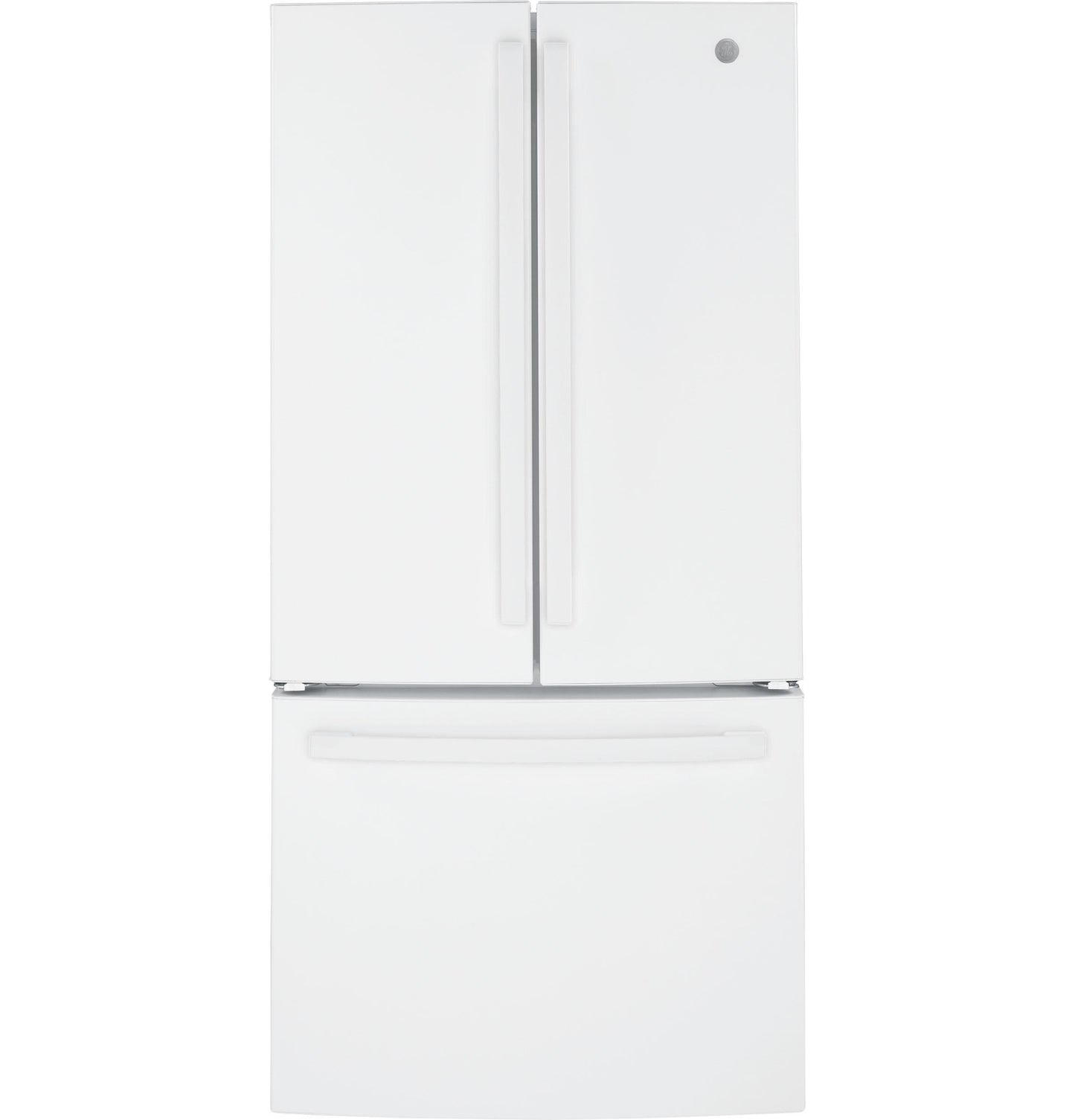 GWE19JGLWW GE® ENERGY STAR® 18.6 Cu. Ft. Counter-Depth French-Door Refrigerator