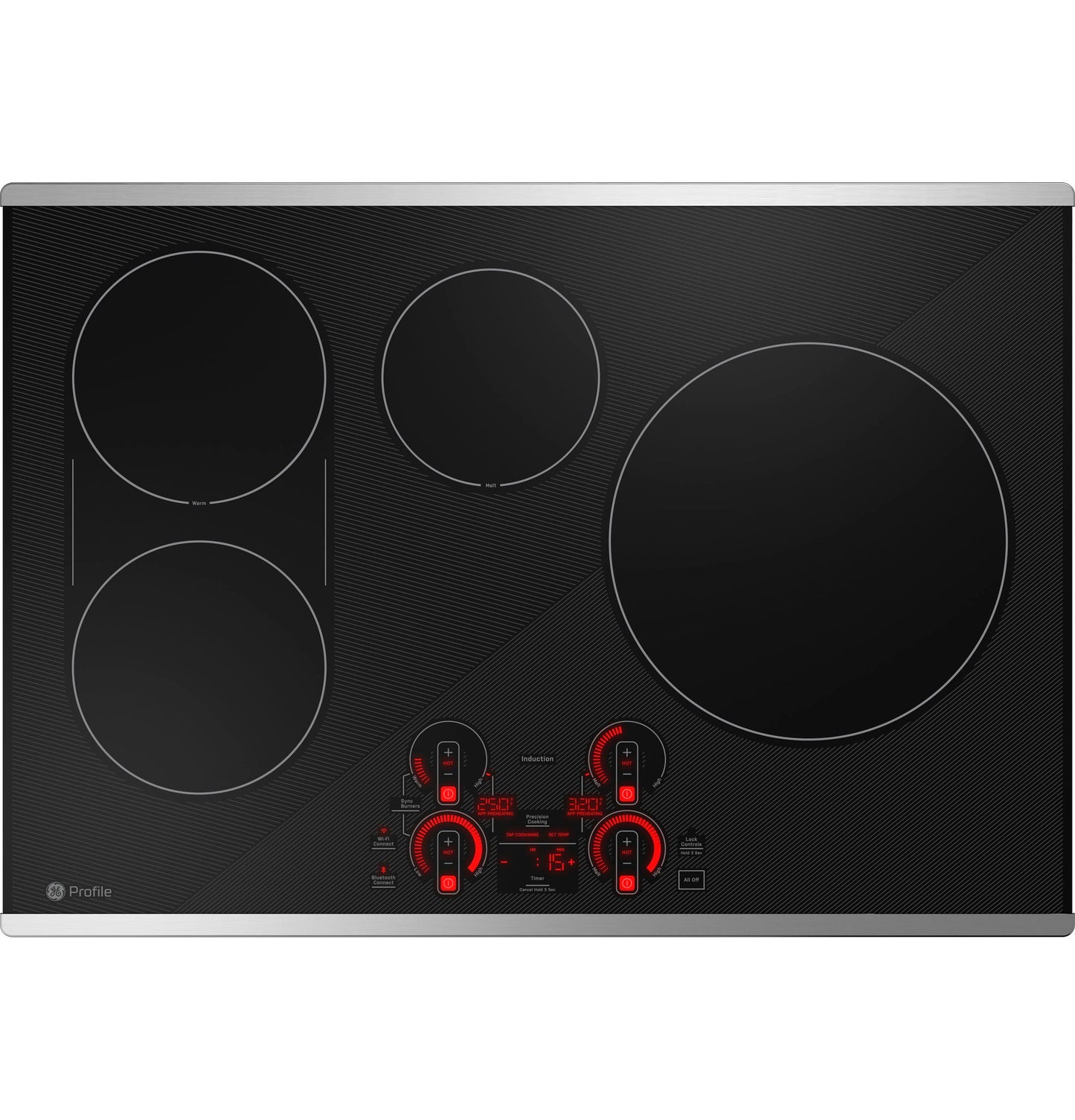 PHP9030STSS GE Profile™ ENERGY STAR® 30" Built-In Touch Control Induction Cooktop