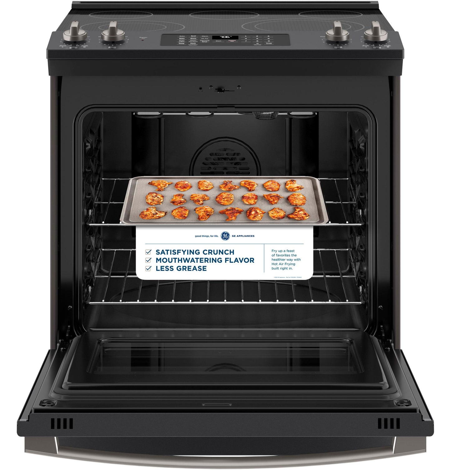 GE® 30" Slide-In Electric Convection Range with No Preheat Air Fry