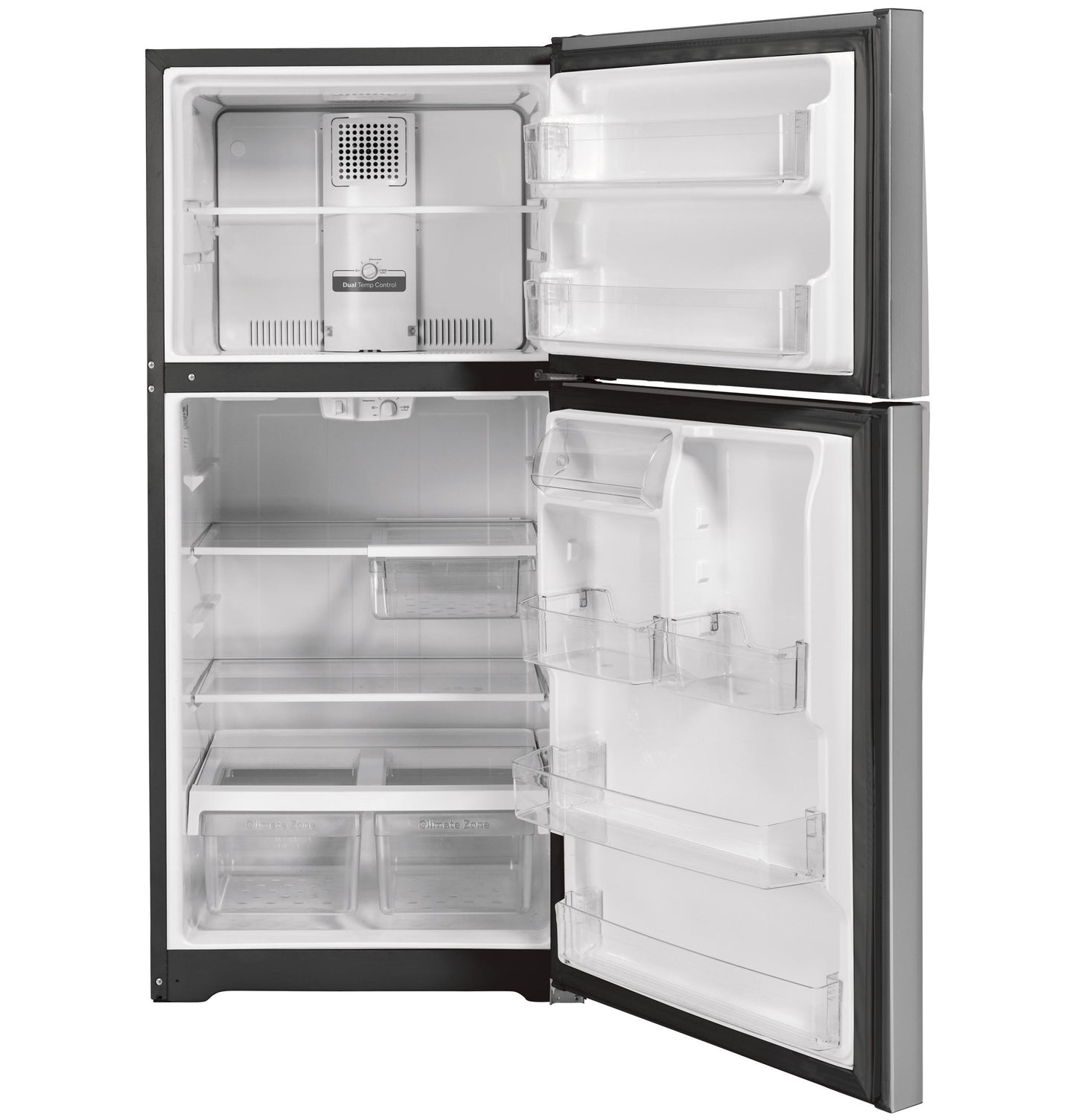 GTS22KYNRFS GE® 21.9 Cu. Ft. Garage Ready Top-Freezer Refrigerator