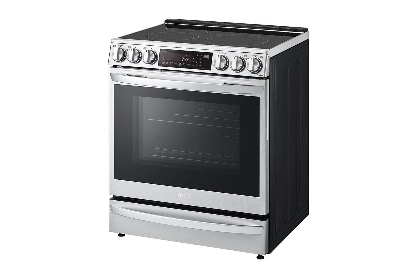 Lg LSEL6337F 6.3 cu. ft. Smart Wi-Fi Enabled ProBake Convection® InstaView™ Electric Slide-in Range with Air Fry
