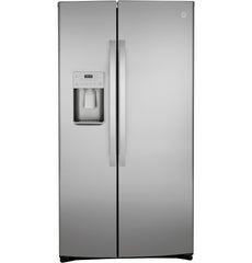 GSS25IYNFS GE 25.1 Cu. Ft. Fingerprint Resistant Side-By-Side Refrigerator