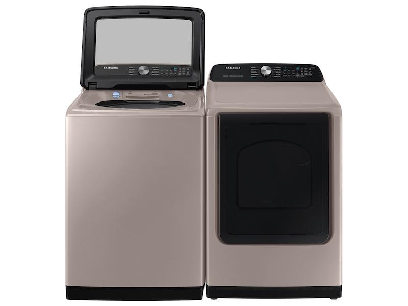 7.4 cu. ft. Smart Electric Dryer with Steam Sanitize+ in Champagne