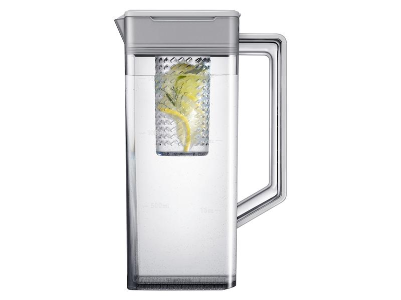 29 cu. ft. Smart 4-Door Flex™ Refrigerator with AutoFill Water Pitcher and Dual Ice Maker in Black Stainless Steel