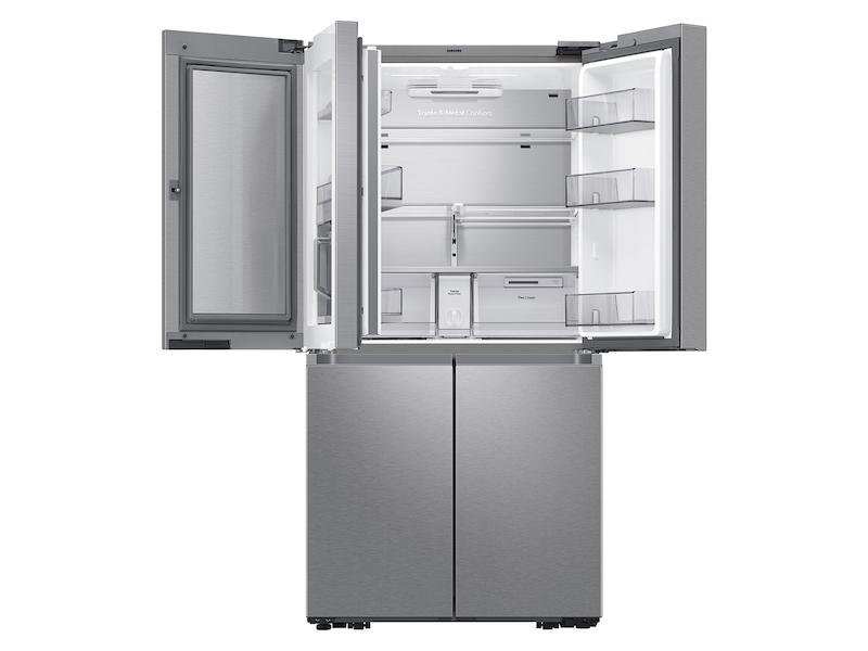 Samsung 23 cu. ft. Smart Counter Depth 4-Door Flex™ Refrigerator with Beverage Center and Dual Ice Maker in Stainless Steel