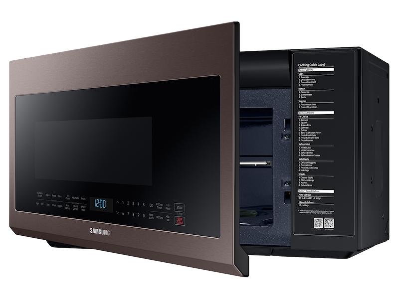 Bespoke Over-the-Range Microwave 2.1 cu. ft. with Sensor Cooking in Fingerprint Resistant Tuscan Stainless Steel