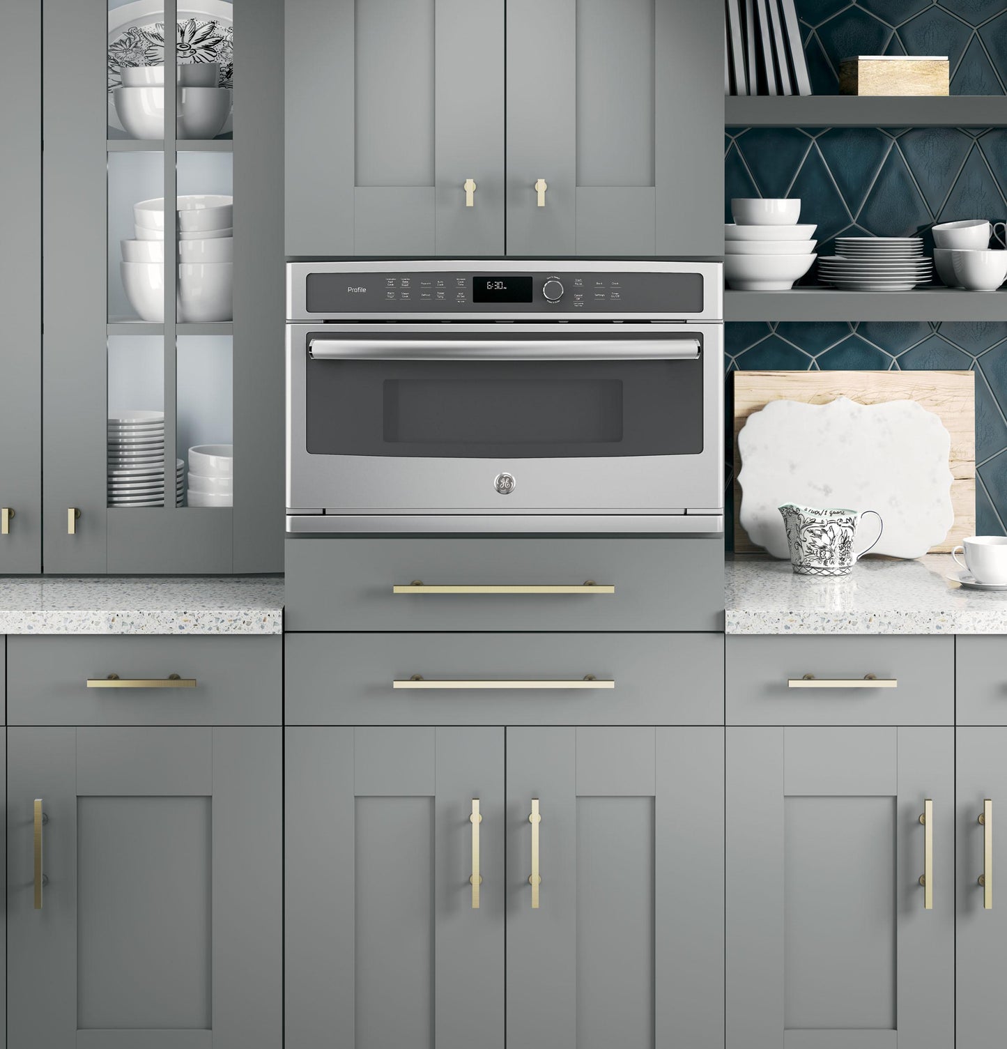 PWB7030SLSS GE Profile™ Built-In Microwave/Convection Oven