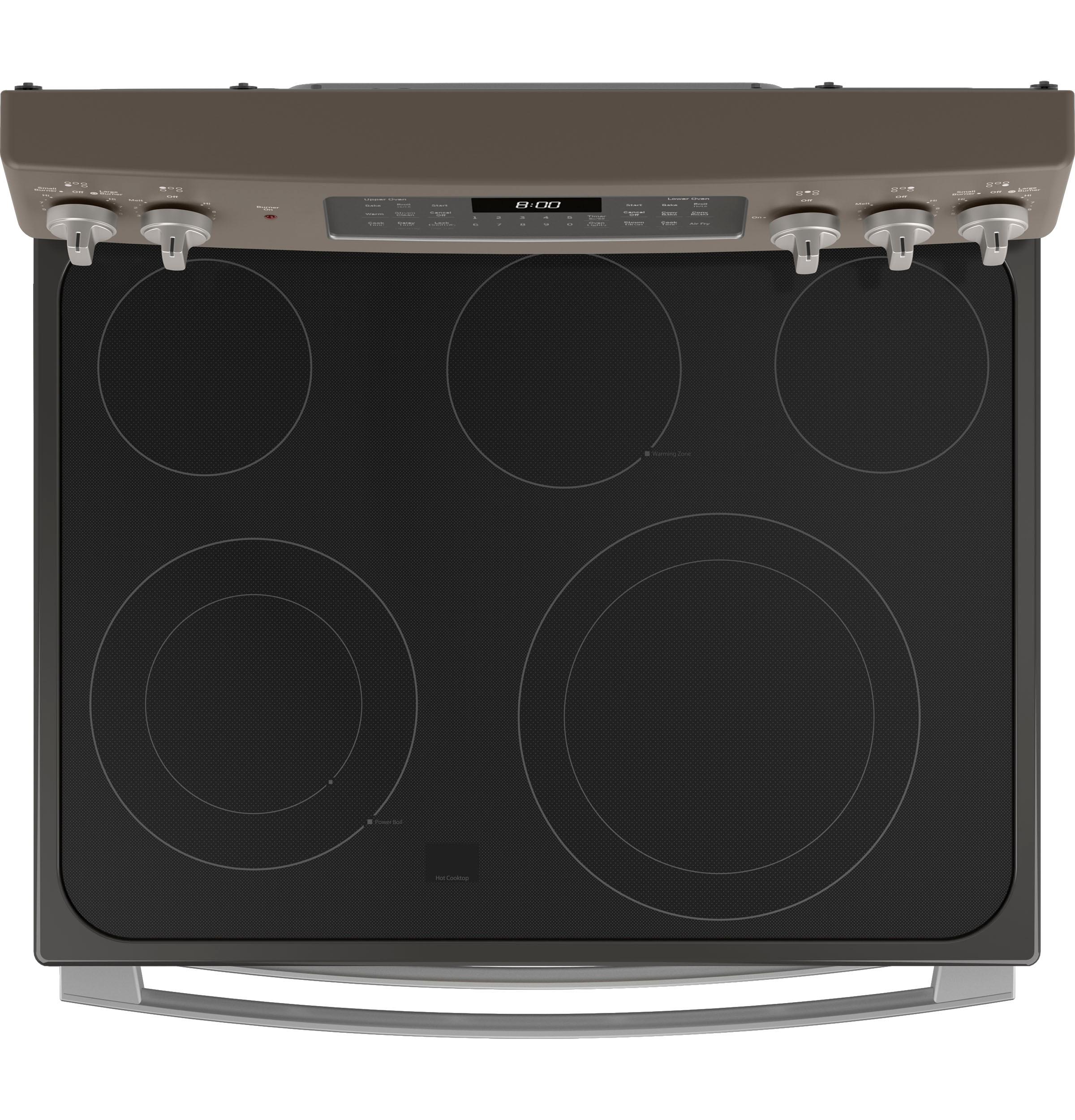 GE® 30" Free-Standing Electric Double Oven Convection Range