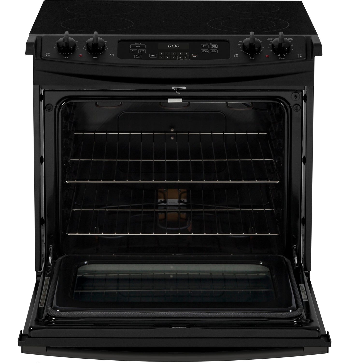 JD630DTBB GE® 30" Drop-In Electric Range
