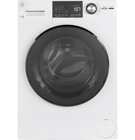 GFW148SSMWW GE® ENERGY STAR® 24" 2.4 Cu. Ft. Front Load Washer with Steam