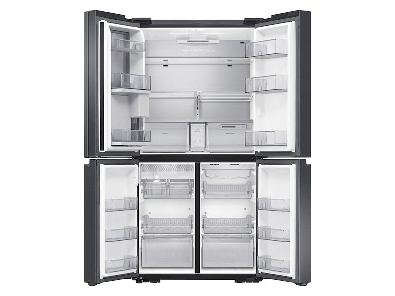23 cu. ft. Smart Counter Depth 4-Door Flex™ refrigerator with Family Hub™ and Beverage Center in Black Stainless Steel