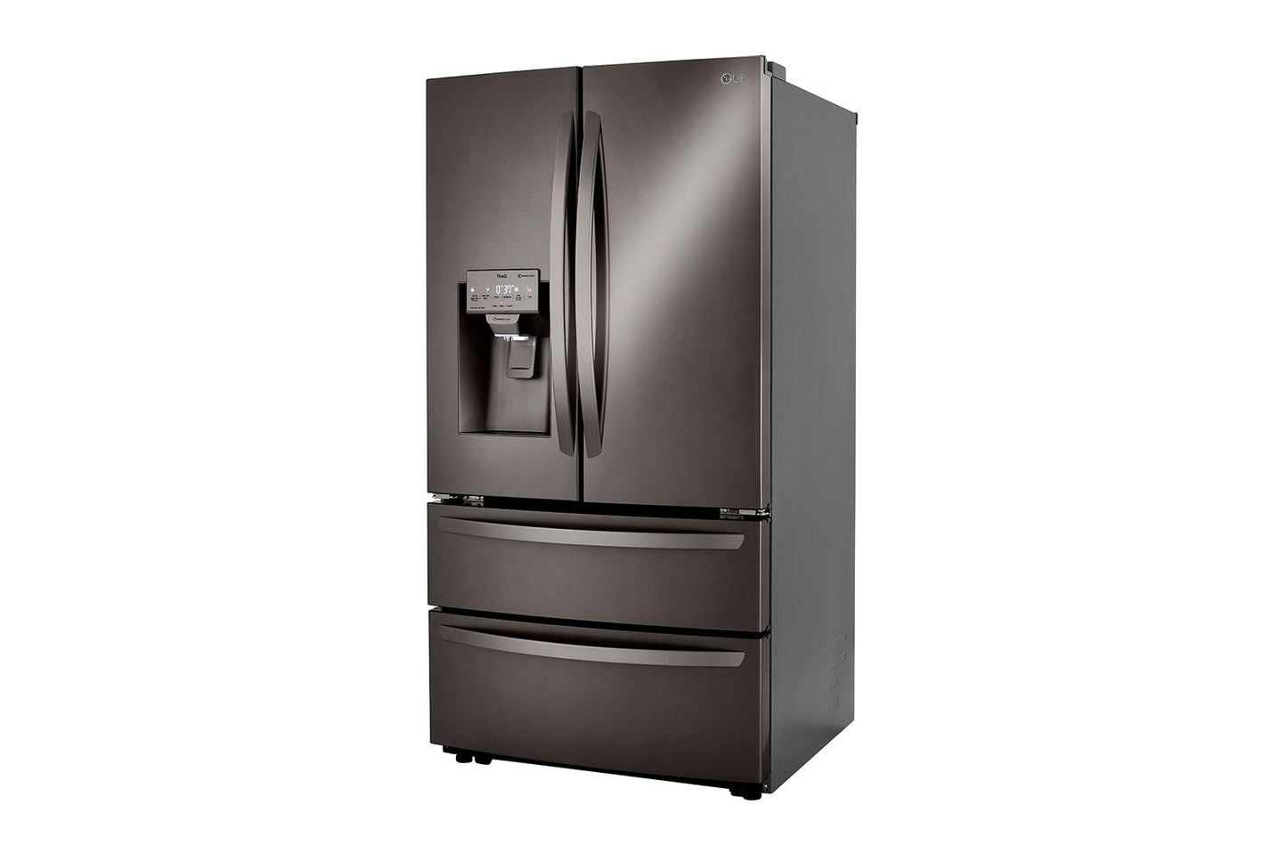 Lg LRMXC2206D 22 cu. ft. Smart Counter Depth Double Freezer Refrigerator with Craft Ice™