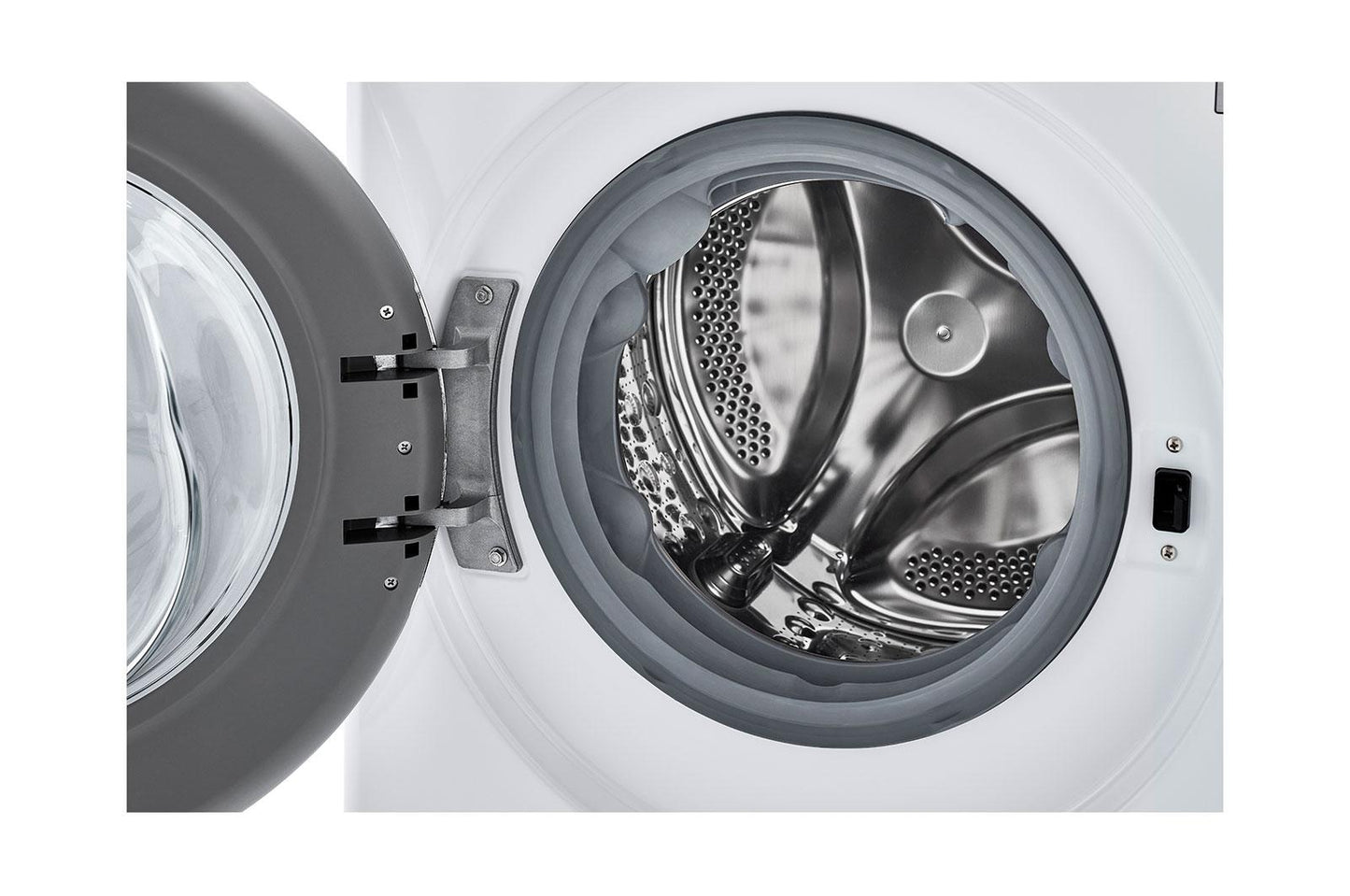 Lg WM3555HWA 2.4 cu. ft. Smart Wi-Fi Enabled Compact Front Load All-In-One Washer/Dryer Combo with Built-In Intelligence