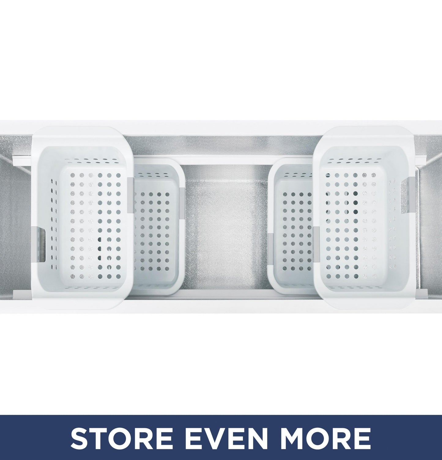FCM16DLWW GE® ENERGY STAR® 15.7 Cu. Ft. Manual Defrost Chest Freezer