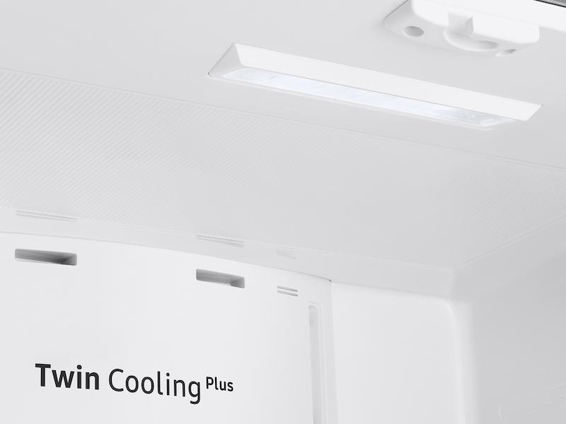 Samsung RF18A5101SR 18 cu. ft. Smart Counter Depth 3-Door French Door Refrigerator in Stainless Steel