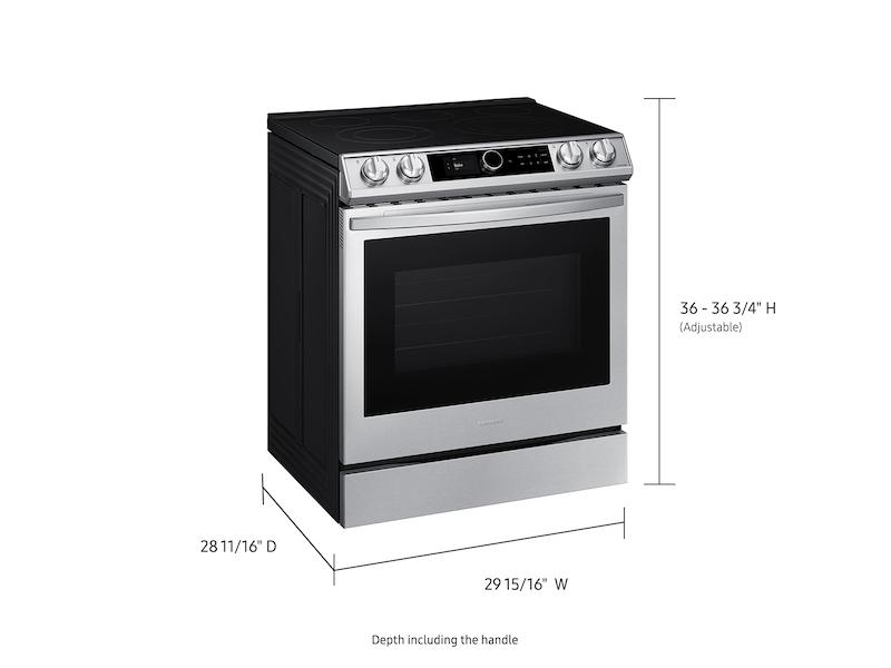 Samsung 6.3 cu ft. Smart Slide-in Electric Range with Smart Dial
