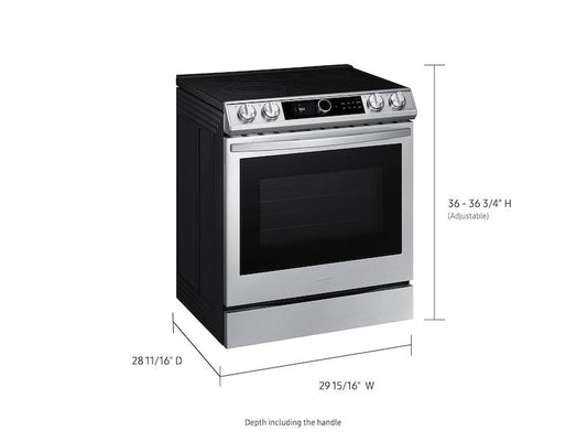 Samsung 6.3 cu ft. Smart Slide-in Electric Range with Smart Dial