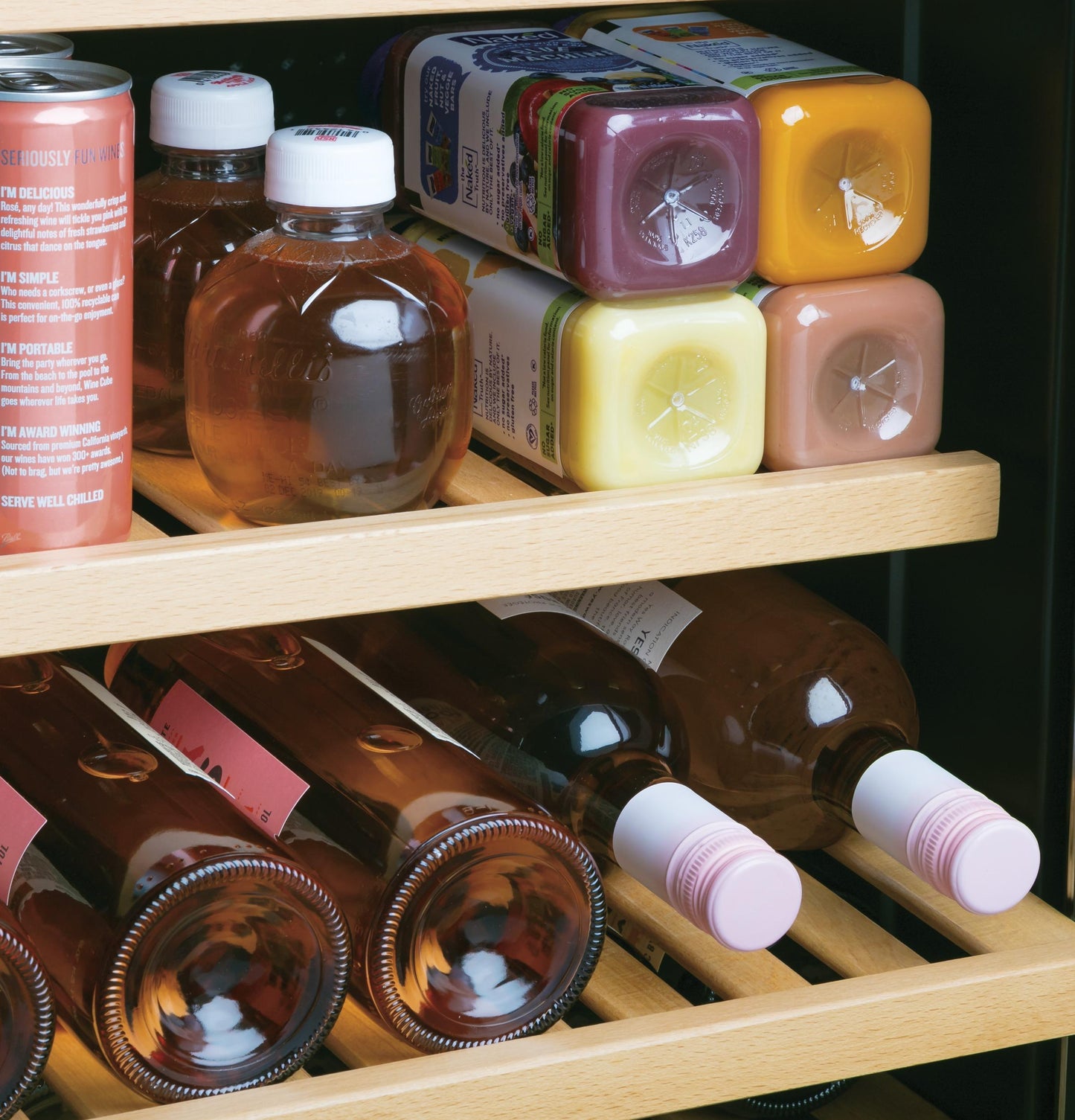 GVS04BQNSS GE® Wine Center and Beverage Center