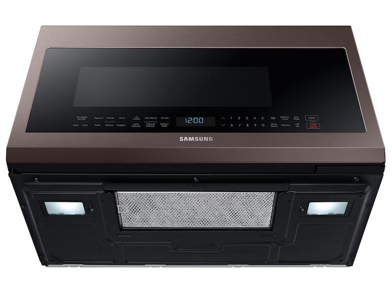 Bespoke Over-the-Range Microwave 2.1 cu. ft. with Sensor Cooking in Fingerprint Resistant Tuscan Stainless Steel