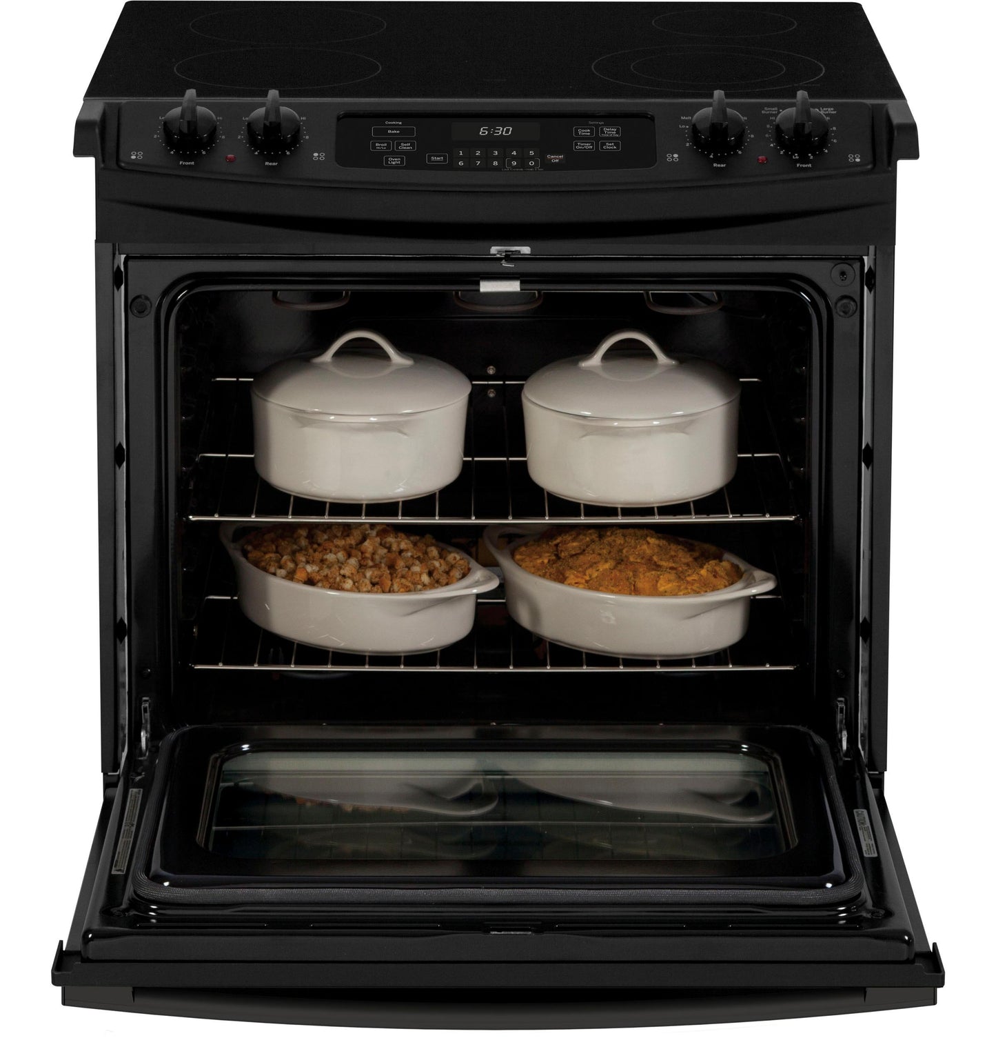 JD630DTBB GE® 30" Drop-In Electric Range