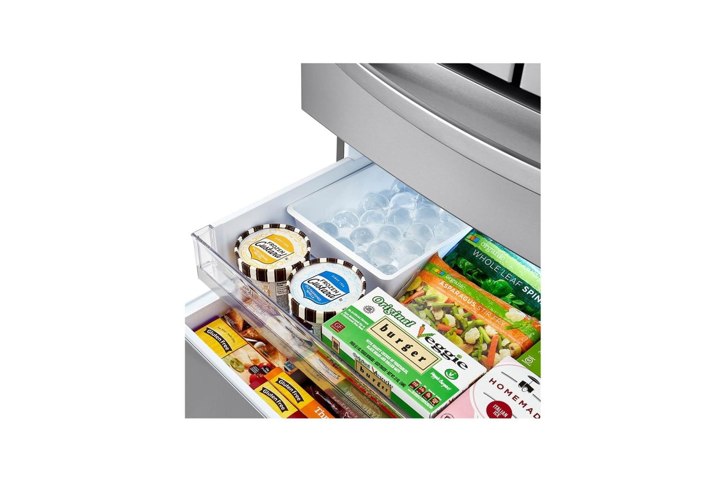 Lg LRMDC2306S 23 cu. ft. Smart Counter-Depth Refrigerator with Craft Ice™