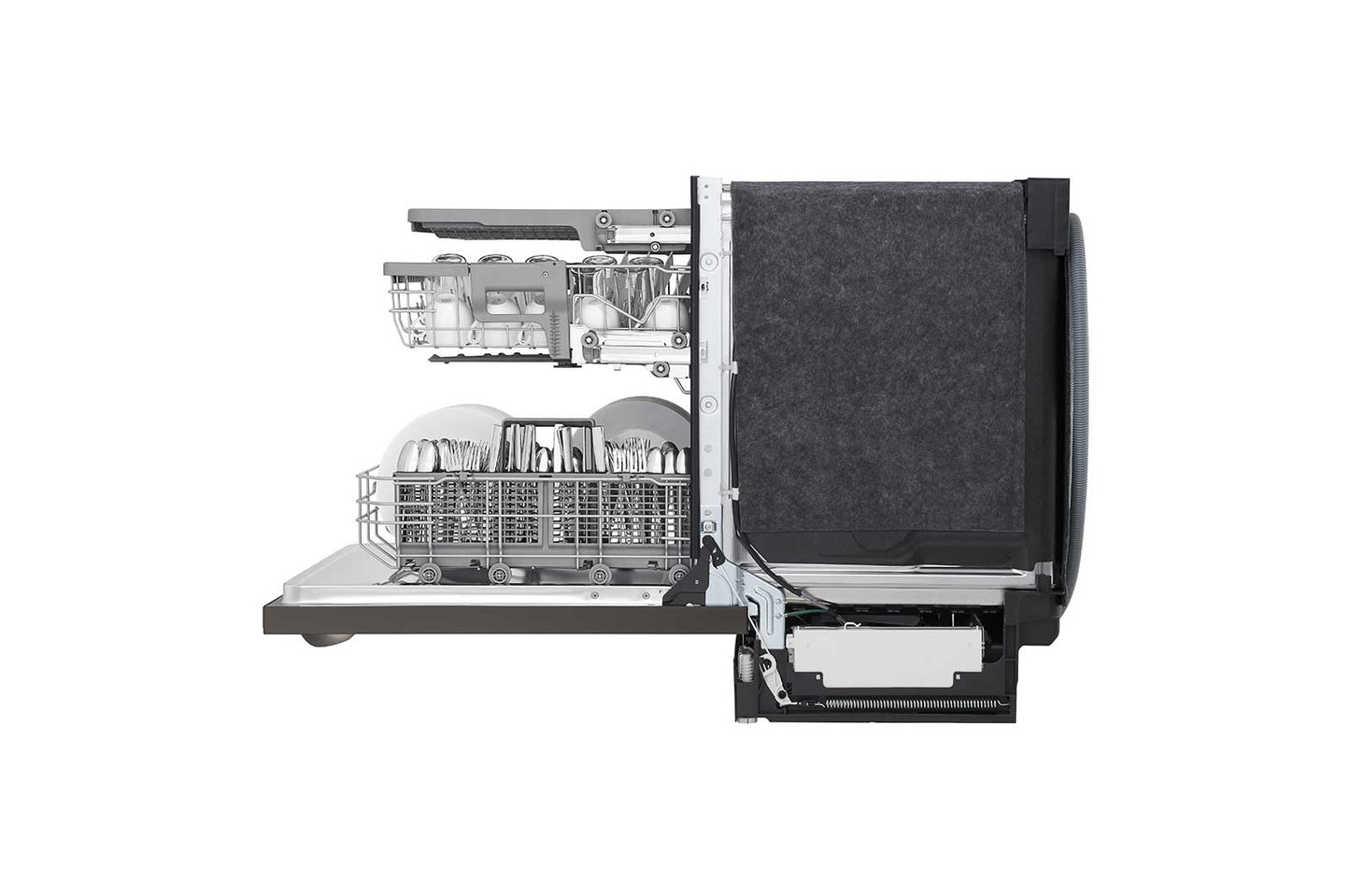 Lg LDTS5552D Top Control Smart Dishwasher with QuadWash™