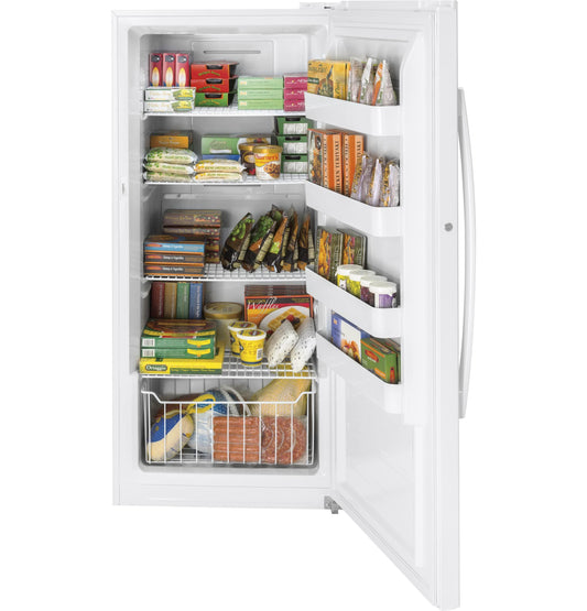 FUF14SMRWW GE® 14.1 Cu. Ft. Frost-Free Garage Ready Upright Freezer