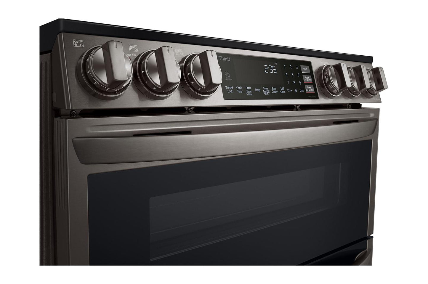 Lg LTEL7337D 7.3 cu. ft. Smart Electric Double Oven Slide-in Range with InstaView®, ProBake® Convection, Air Fry, and Air Sous Vide