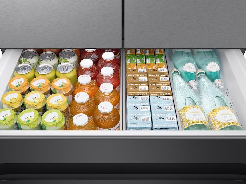 Samsung RF29BB8600QLAA Bespoke 4-Door French Door Refrigerator (29 cu. ft.) with Beverage Center™ in Stainless Steel