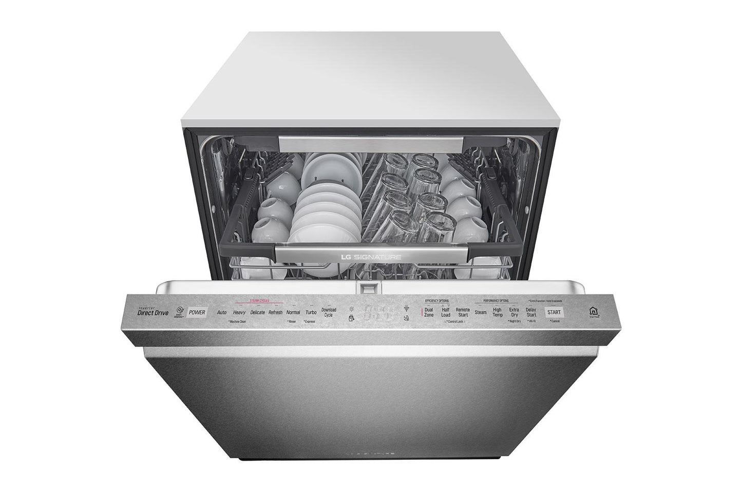 LUDP8908SN LG SIGNATURE Top Control Smart Wi-Fi Enabled Dishwasher with TrueSteam® and QuadWash™
