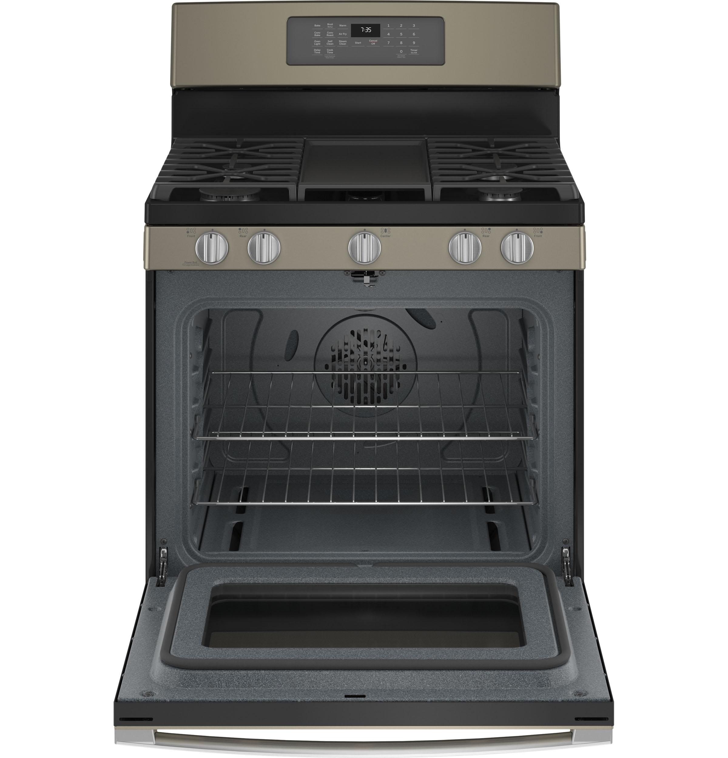 GE® 30" Free-Standing Gas Convection Range with No Preheat Air Fry