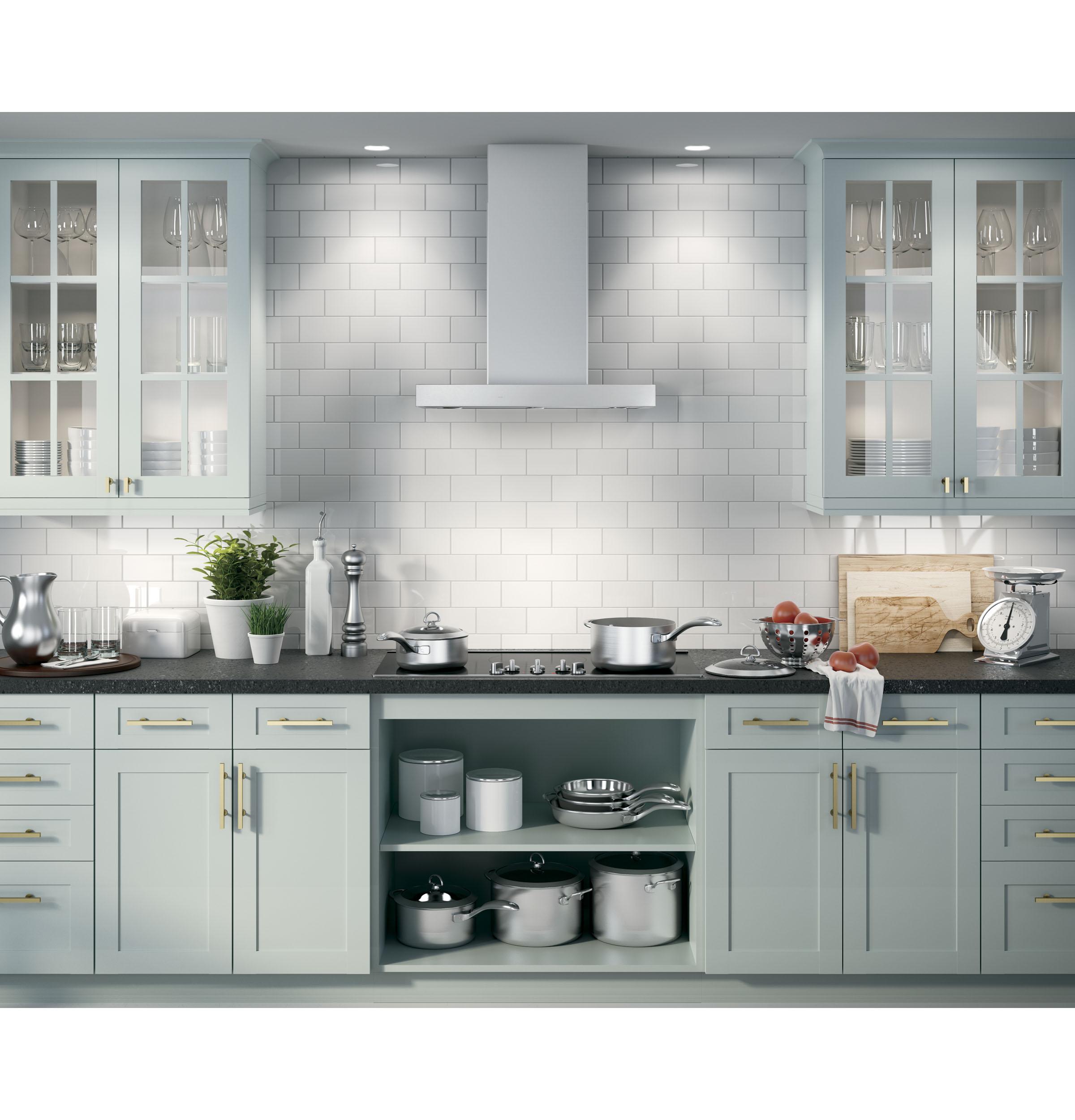 Ge Appliances UVW9301SLSS 30" Smart Designer Wall Mount Hood w/ Perimeter Venting