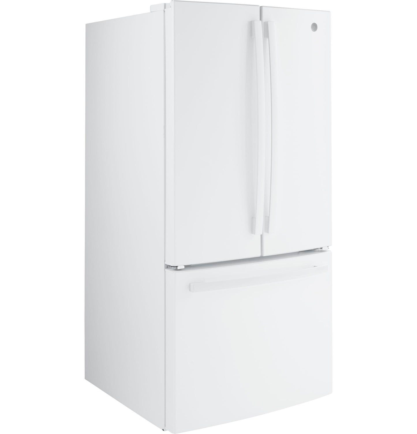 GWE19JGLWW GE® ENERGY STAR® 18.6 Cu. Ft. Counter-Depth French-Door Refrigerator