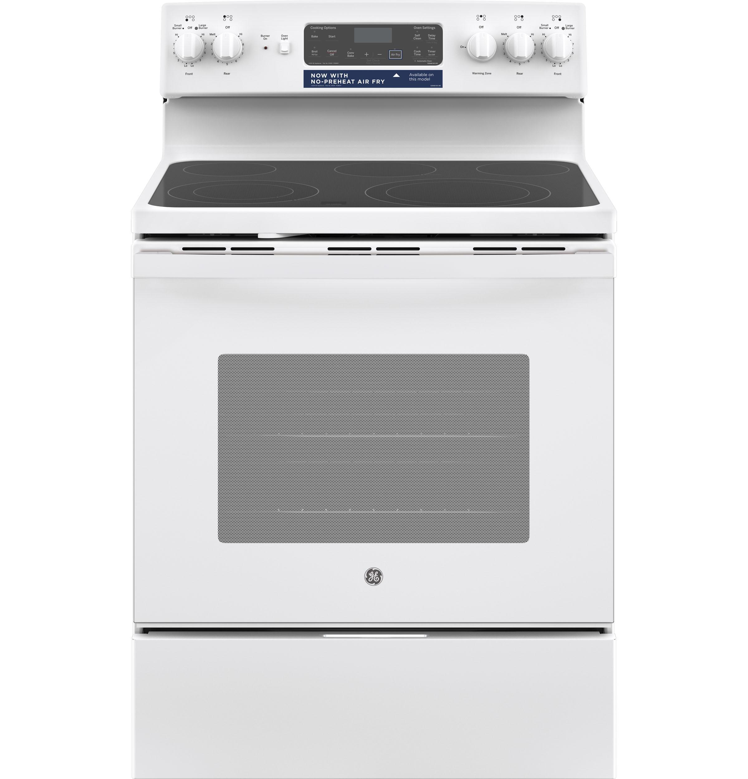 GE® 30" Free-Standing Electric Convection Range