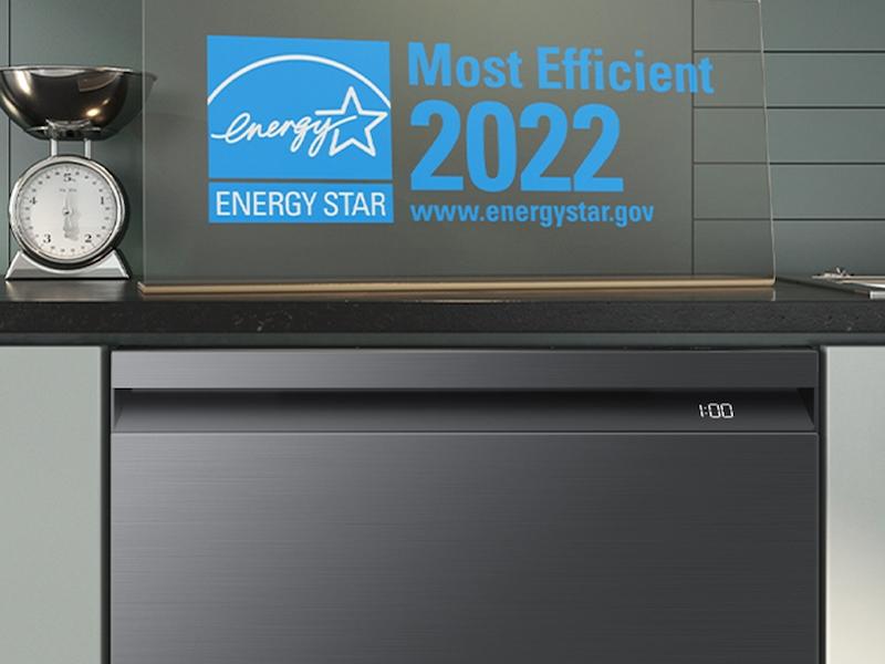 Samsung AutoRelease Smart 42dBA Dishwasher with StormWash ™ and Smart Dry in Black Stainless Steel