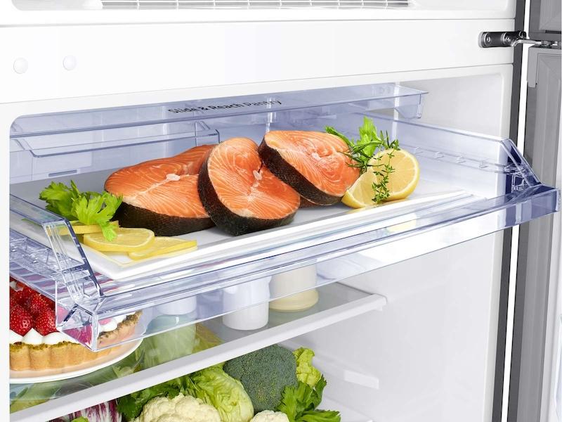 Samsung 21 cu. ft. Top Freezer Refrigerator with FlexZone™ in Stainless Steel