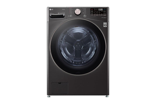 Lg WM4000HBA 4.5 cu. ft. Ultra Large Capacity Front Load Washer - Black Steel