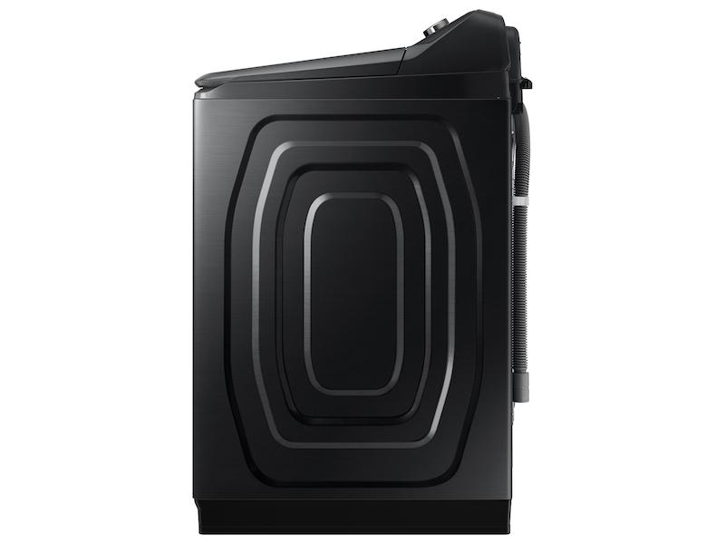 5.2 cu. ft. Large Capacity Smart Top Load Washer with Super Speed Wash in Brushed Black